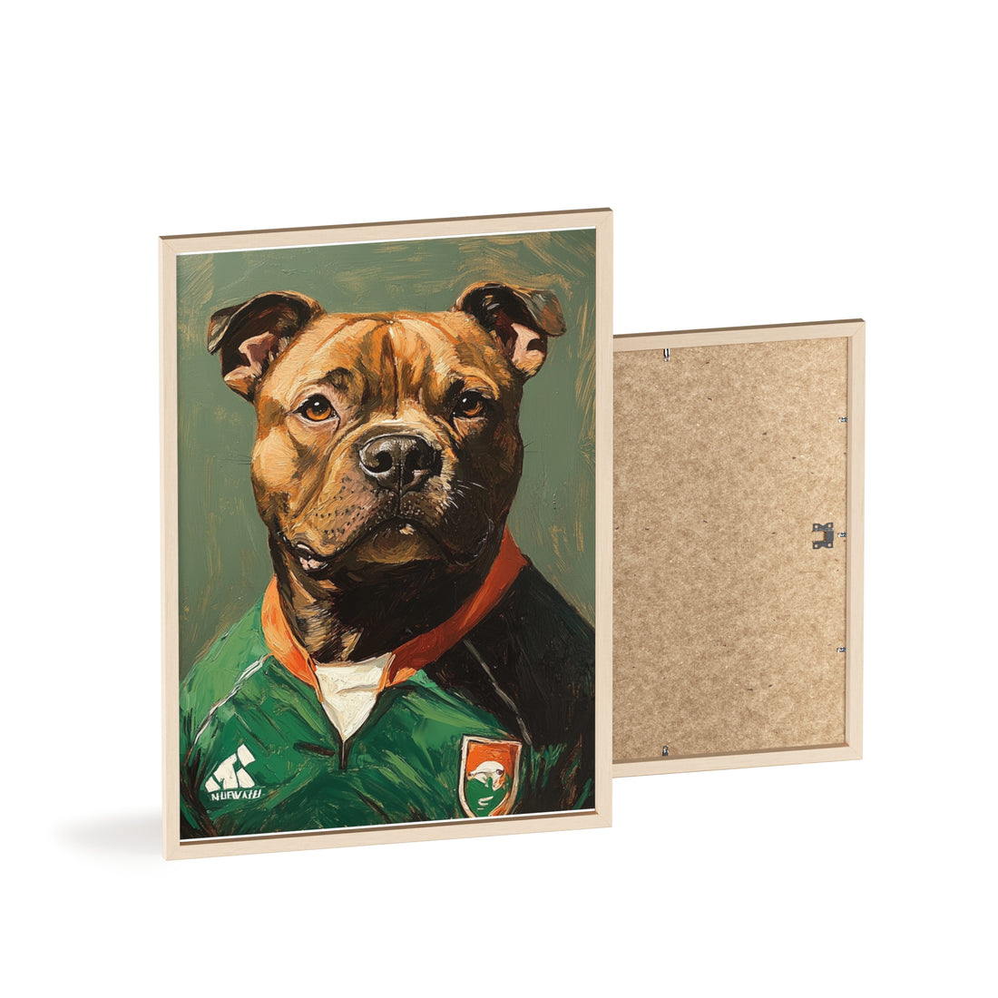 Custom Framed Portrait - Sporty Paws style