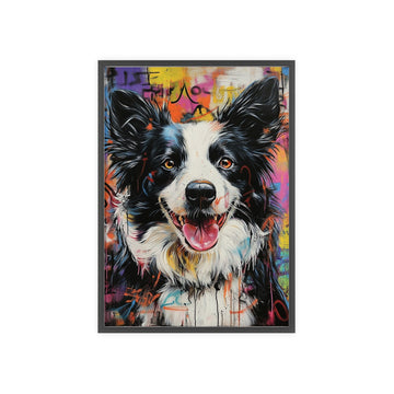Custom Framed Portrait -Urban Paws Style
