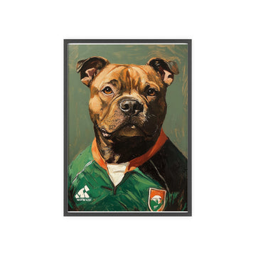 Custom Framed Portrait - Sporty Paws style
