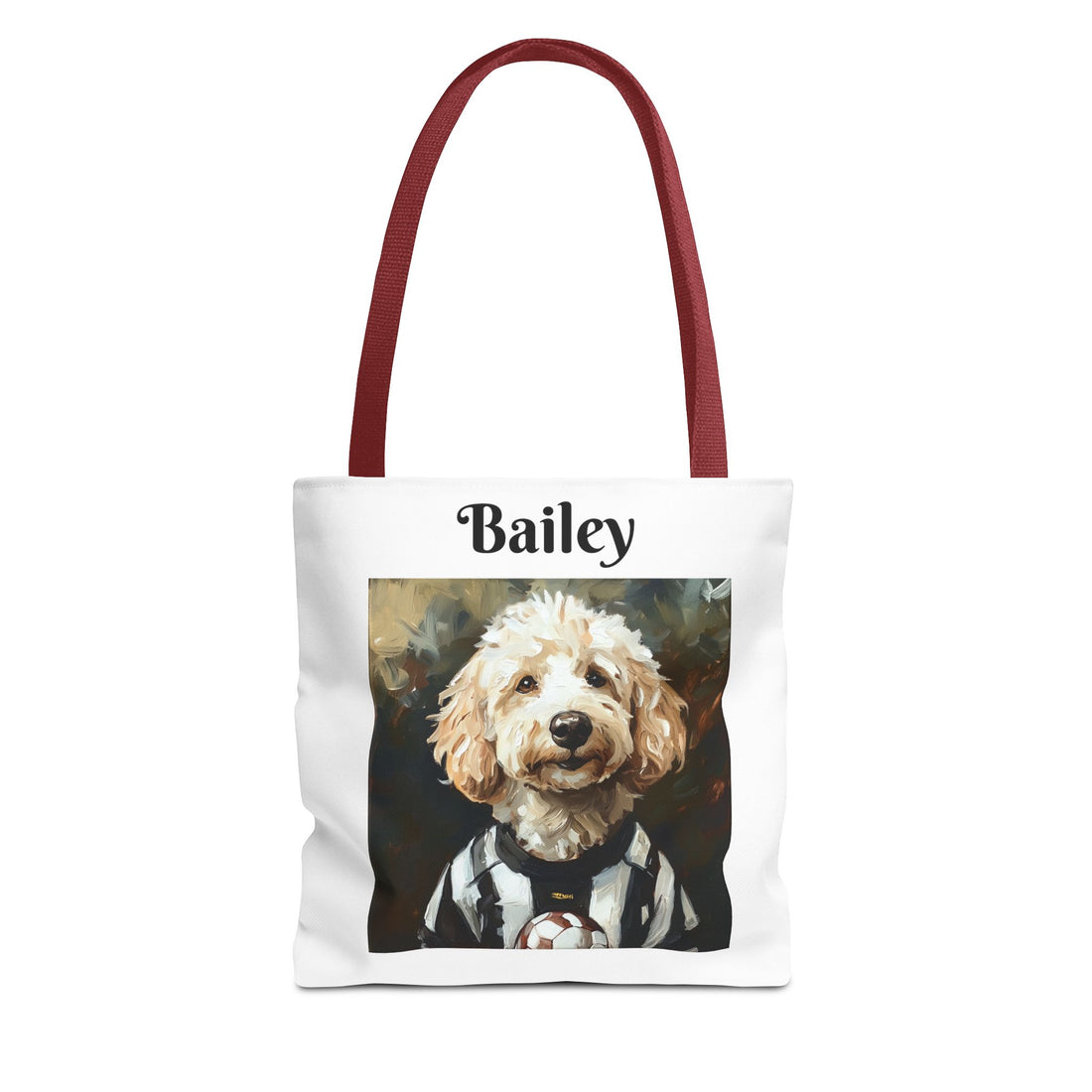 Custom Tote Bag - Sporty Paws Design