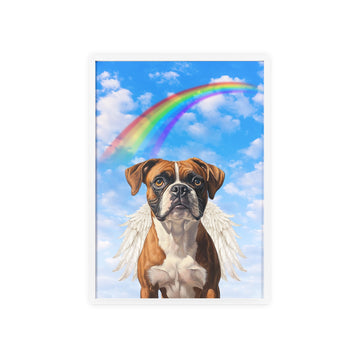 Custom Framed Portrait - Memorial Paws Style